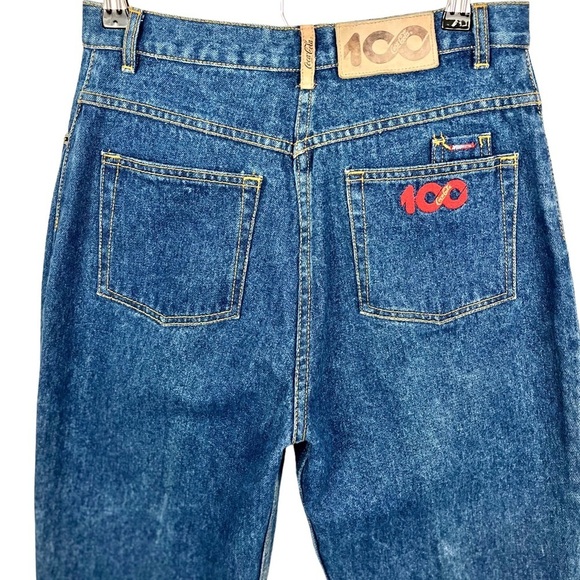 VINTAGE Coca-Cola High Waist Straight Leg Jeans - Picture 7 of 11